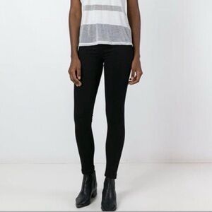 Rag & Bone Black High Rise Skinny Ankle Jeans 26